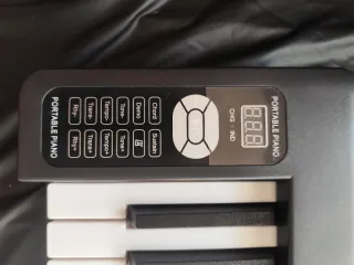 Piano Elettrico Pieghevole con Tasti Illuminati