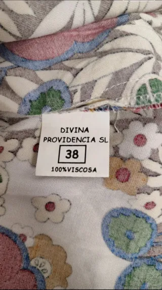 Vestido Divina Providencia floral