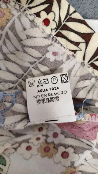 Vestido Divina Providencia floral