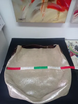 Bolso Gianni Chiarini Piel Dorado