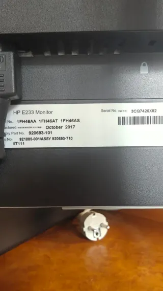 HP Elite i7 doble disco SSD 1T/238 Gb Monitor 27