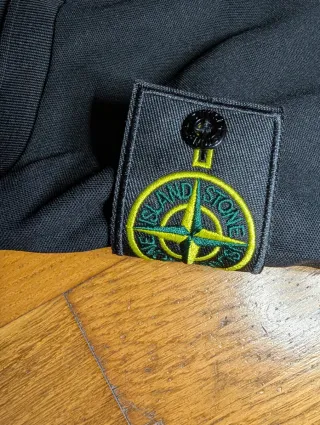 Polo Stone Island Negro Talla S