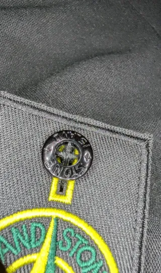 Polo Stone Island Negro Talla S