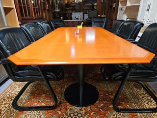 Excelente mesa de reunião - óptimo estado geral -