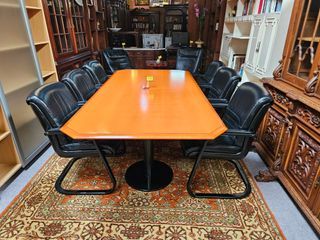 Excelente mesa de reunião - óptimo estado geral -