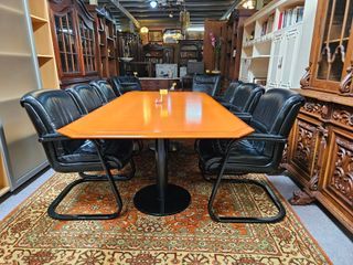 Excelente mesa de reunião - óptimo estado geral -