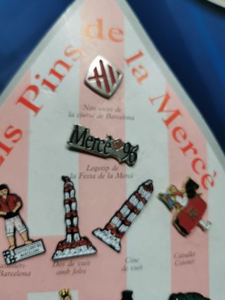 coleccionismo, pins, ELS PINS DE LA MERCE - BARCELONA - COLECCION 10 PINS