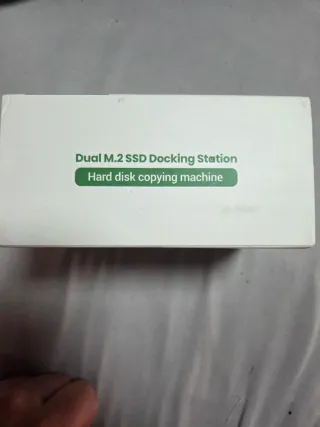 Estación Acoplamiento Dual M.2 SSD