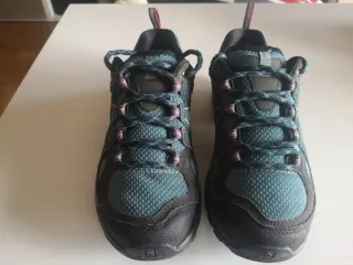 Zapatillas trekking mujer verde/negro