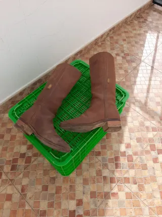 Botas camperas Verde de la Camino marrones