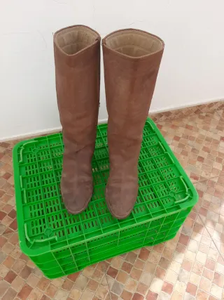 Botas camperas Verde de la Camino marrones