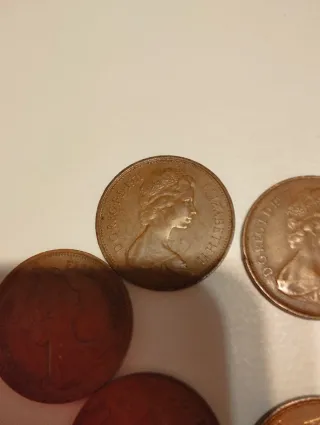 6 Monedas 2 New Pence (1971-1990)