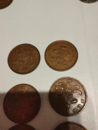 6 Monedas 2 New Pence (1971-1990)