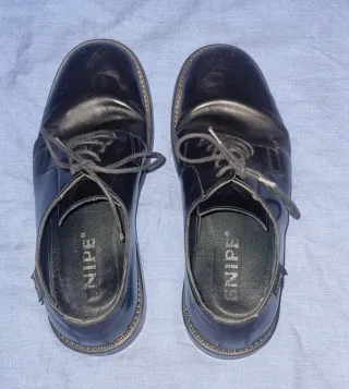 Zapatos de piel Snipe negros T.39