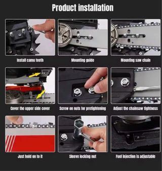 Motosierra Gasolina 68cc NUEVA de 7000W