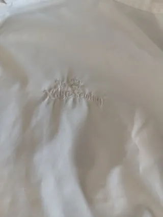 Cazadora bomber, blanca de hombre. Primaveral