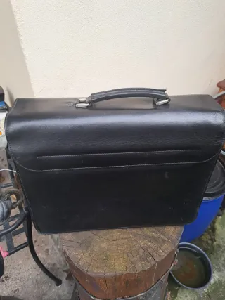 Borsa in pelle nera