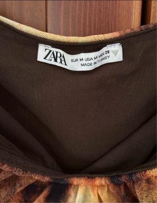 Vestido Zara Multicolor