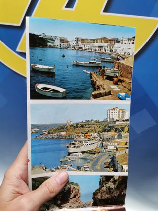2 Mapas y folletos de Baleares (Ibiza, formentera y Menorca), años 60 y 70