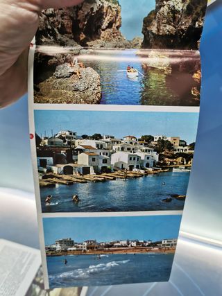2 Mapas y folletos de Baleares (Ibiza, formentera y Menorca), años 60 y 70