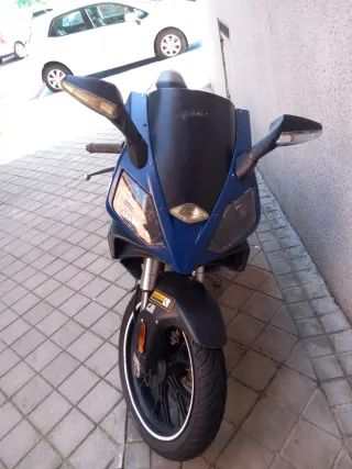 Moto Racing 2T Sportbike Azul/Gris