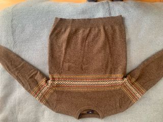 Jersey Gant Lana Marrón Talla M