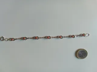 Conjunto 2 Pulseras Plata de Ley Años 90