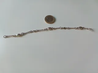 Conjunto 2 Pulseras Plata de Ley Años 90