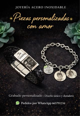 Pulsera Acero Inoxidable Personalizada