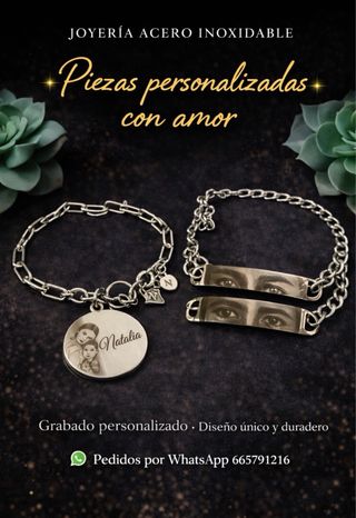 Pulsera Acero Inoxidable Personalizada