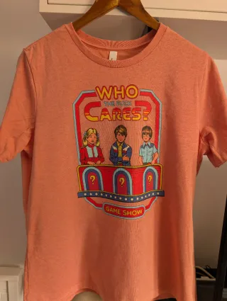 Camiseta Who The Fuck Cares? Mujer Talla L