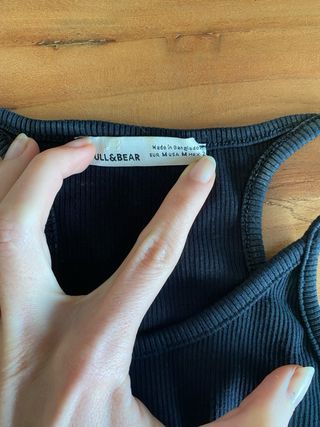 Top negro Pull&Bear