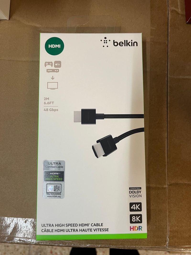 Cable HDMI Ultra Alta Velocidad Belkin 2M