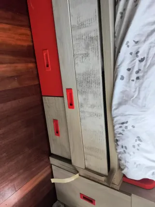 Cama nido con cajones