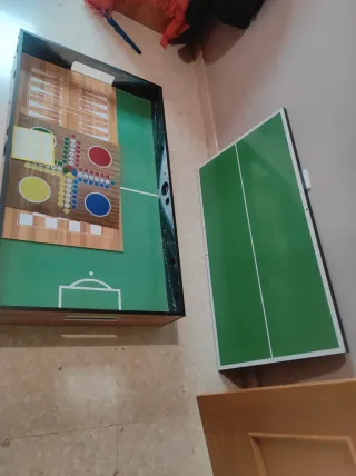 Futbolín Mesa Multijuegos 10 en 1