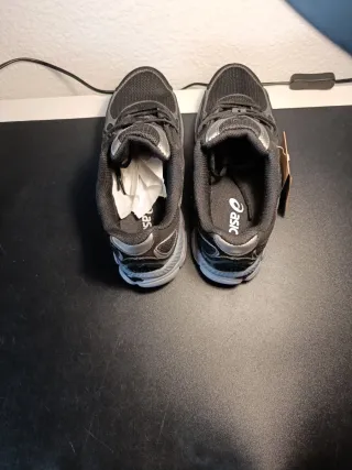 Zapatillas Asics Hombre Negro Gris