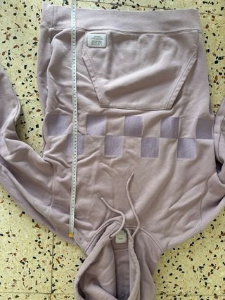 Sudadera Vans Lavanda/Malva - Detalle Cuadros