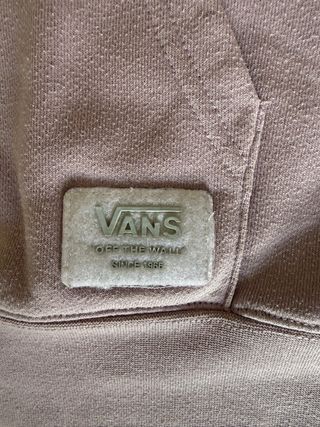 Sudadera Vans Lavanda/Malva - Detalle Cuadros