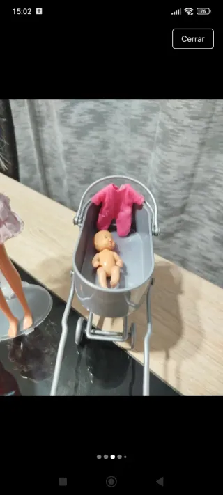 Muñeca Steffy embarazada con accesorios