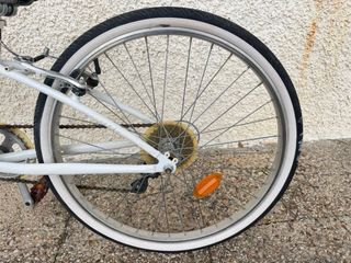 Bicicleta B'Twin Poply 300 Blanca