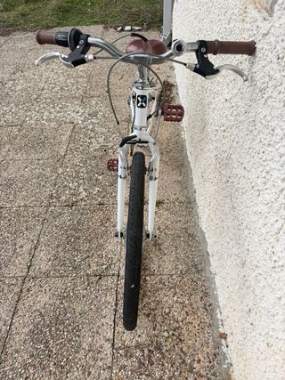 Bicicleta B'Twin Poply 300 Blanca