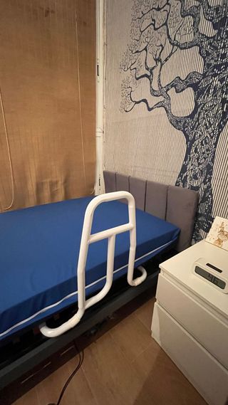 2 Barandillas Cama Aluminio Fuertes