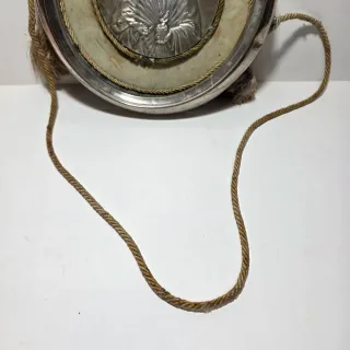 Placca in metallo Sacro Cuore di Gesù su cornice