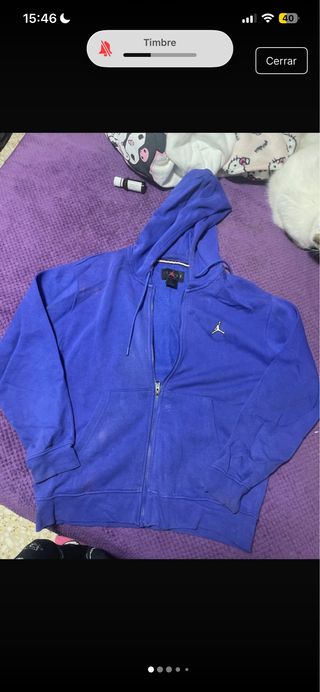 Chaqueta Jordan Azul con Cremallera