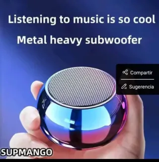 Altavoz Bluetooth SUPMANGO Mini Subwoofer