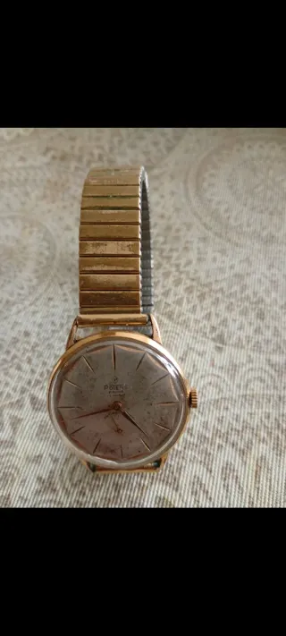 Reloj Potens Prima chapado en oro