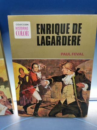 2 tomos, COLECCIÓN HISTORIAS COLOR. BRUGUERA: Enrique Lagardere + Ricardo Corazón de Leon