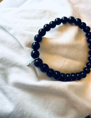 Pulsera Tous Onix Negra y Plata