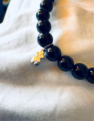 Pulsera Tous Onix Negra y Plata
