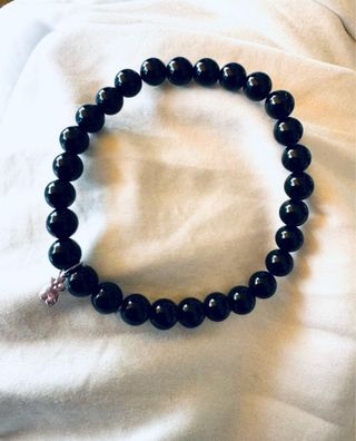 Pulsera Tous Onix Negra y Plata